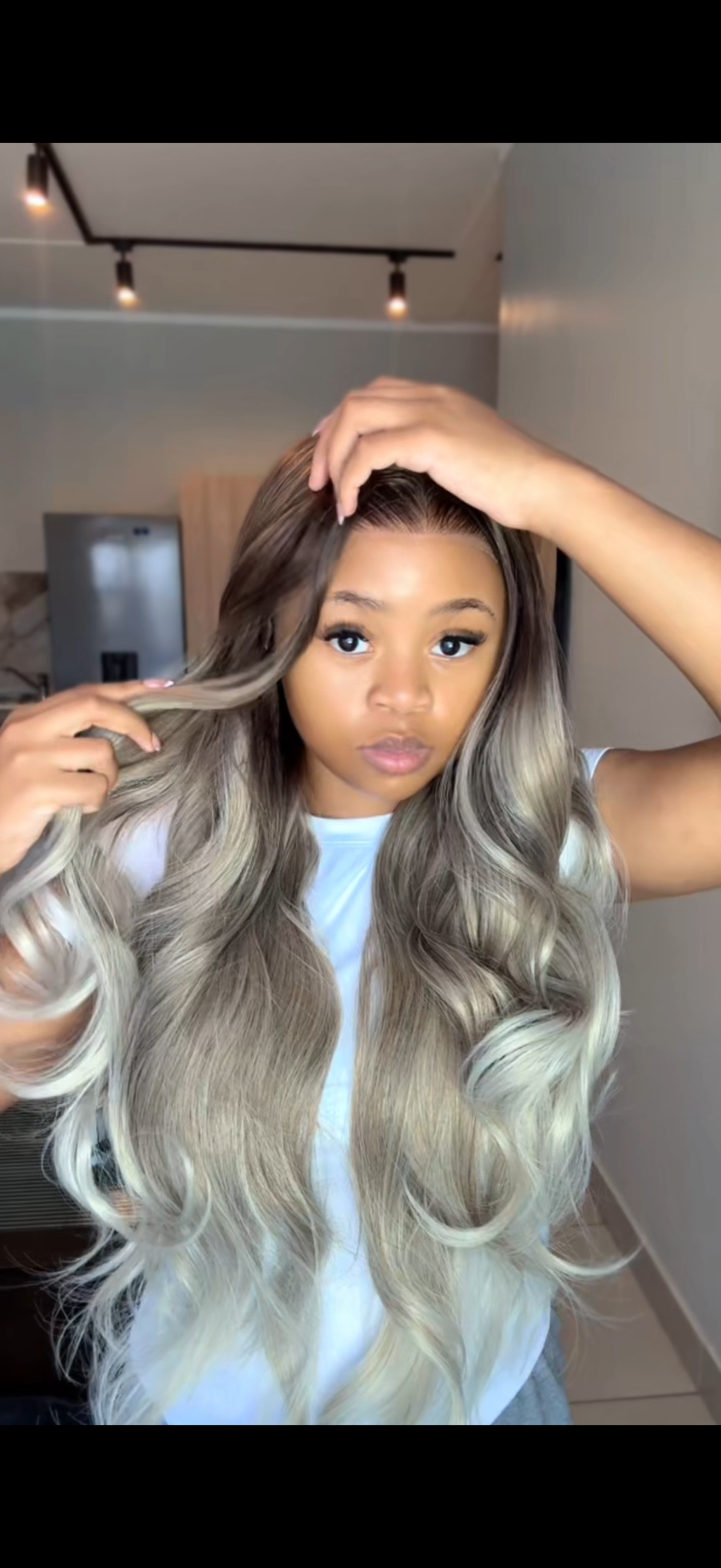 Blonde highlight blend
