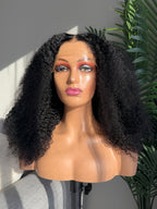 Afro curly Lagos hairline wig