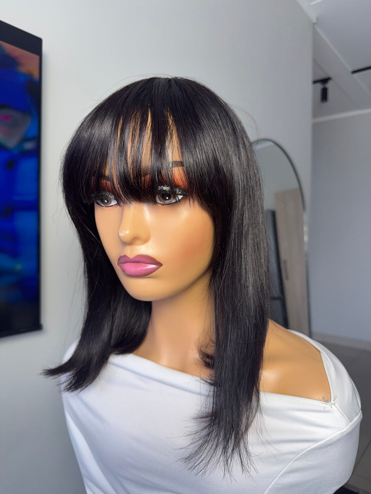 Special Glueless Fringe wig
