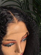 Afro curly Lagos hairline wig