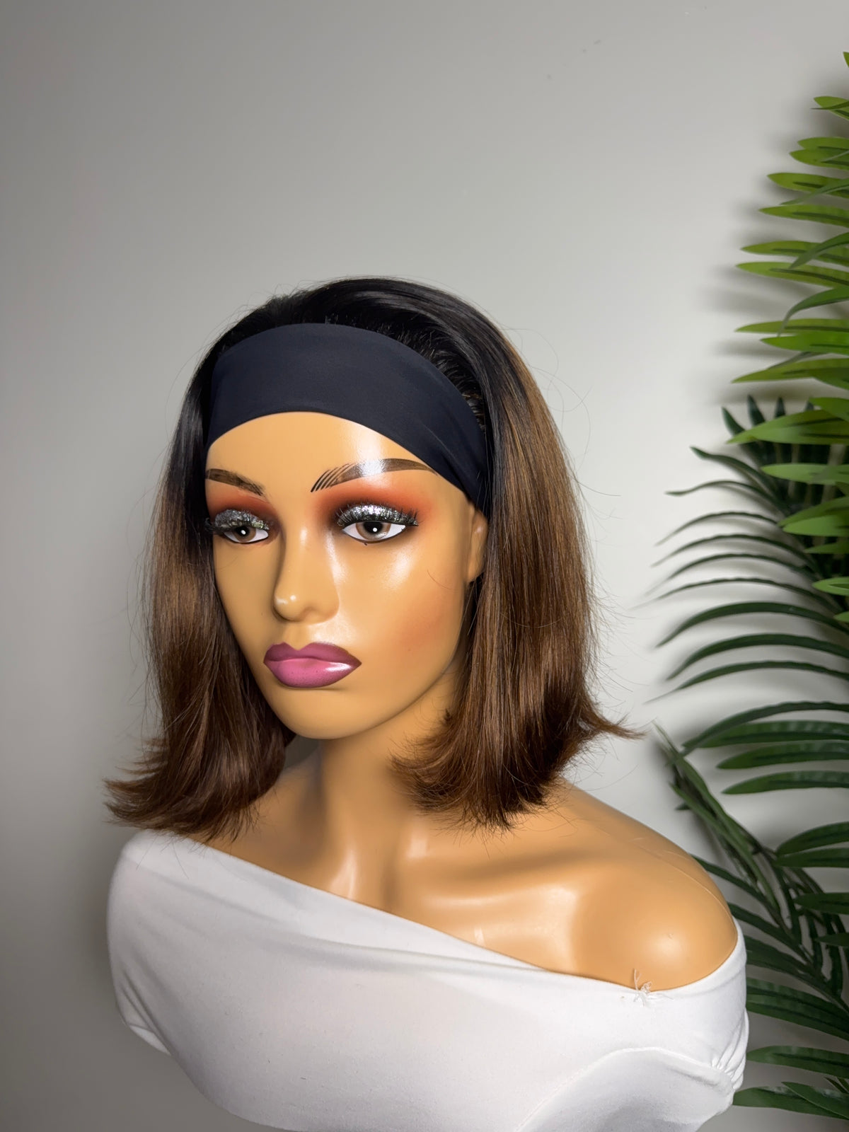 Ombré headband bob