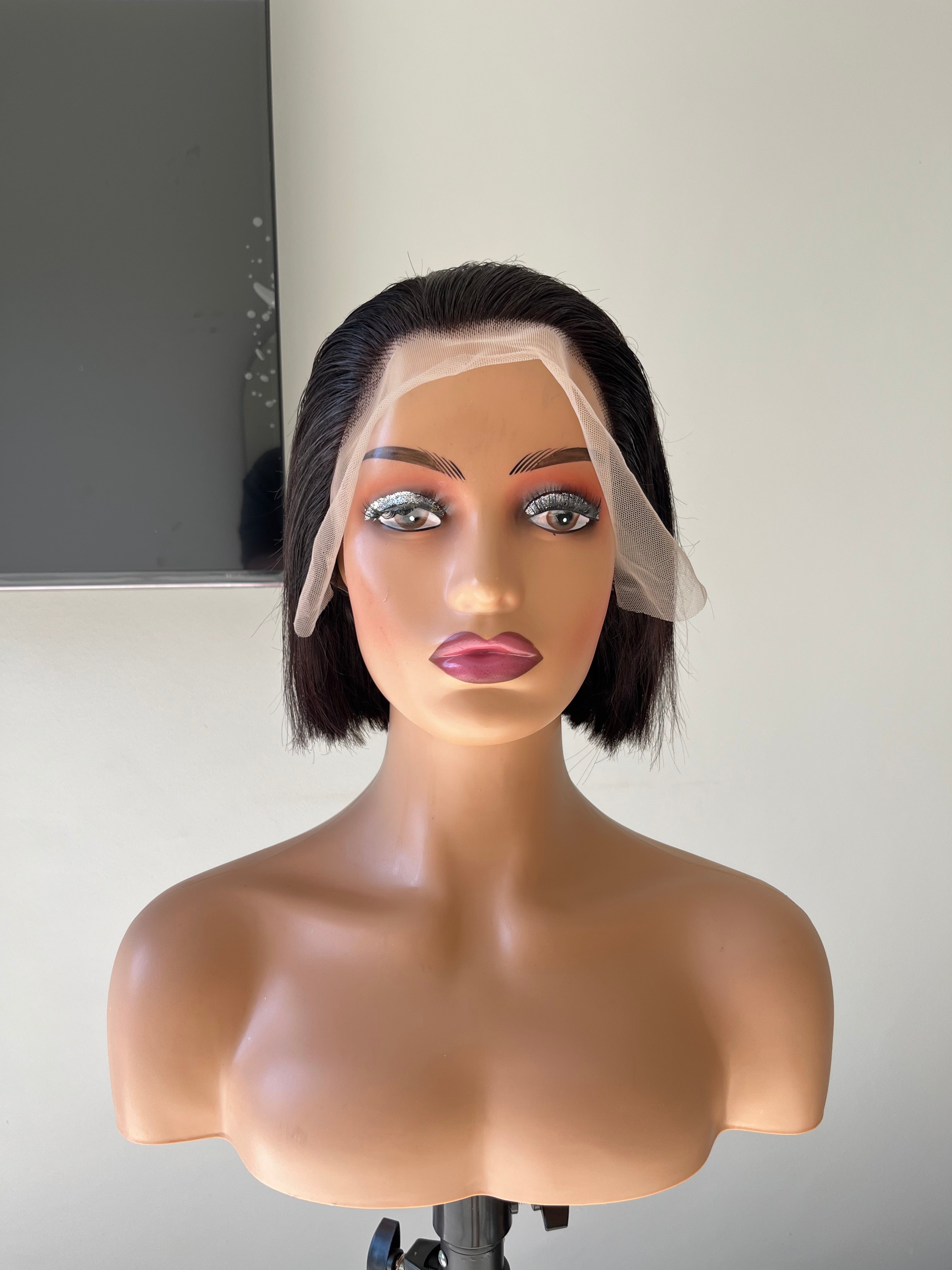 Double drawn 8 inch bob