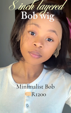 8 inch layered bob