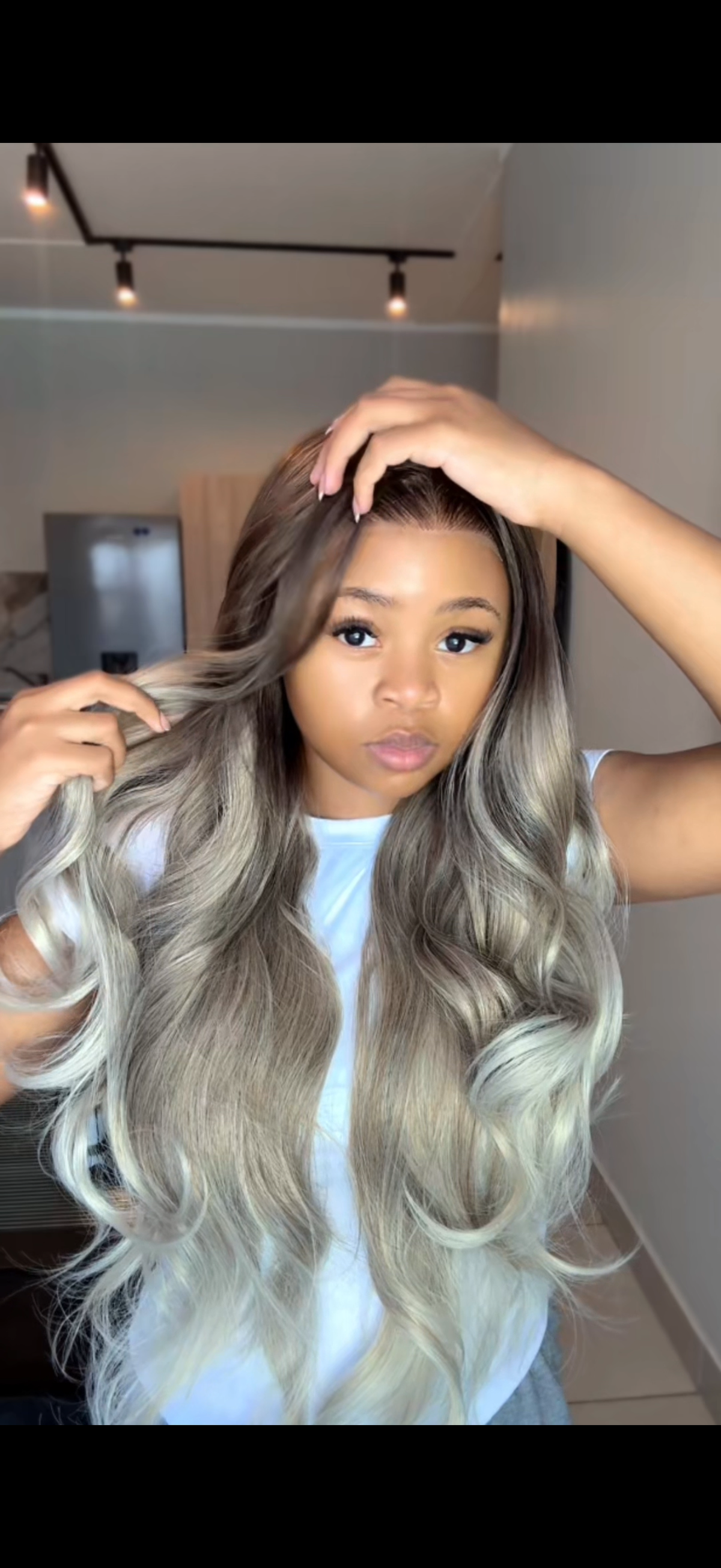 Blonde highlight blend