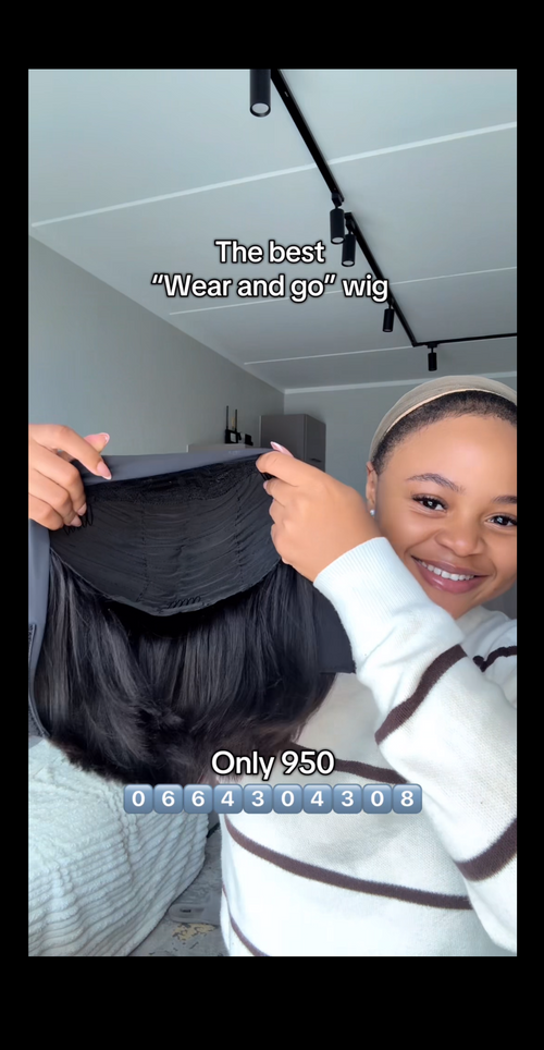 Black Headband wig bob