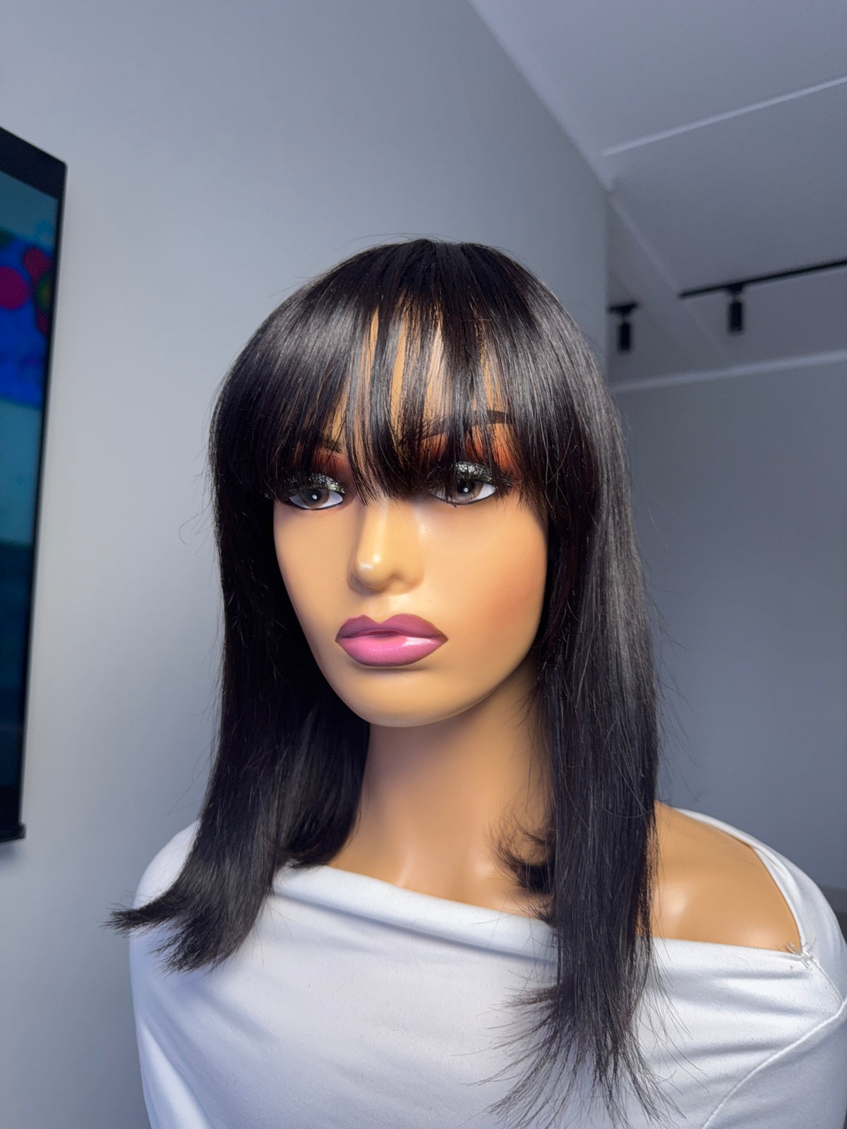 Special Glueless Fringe wig