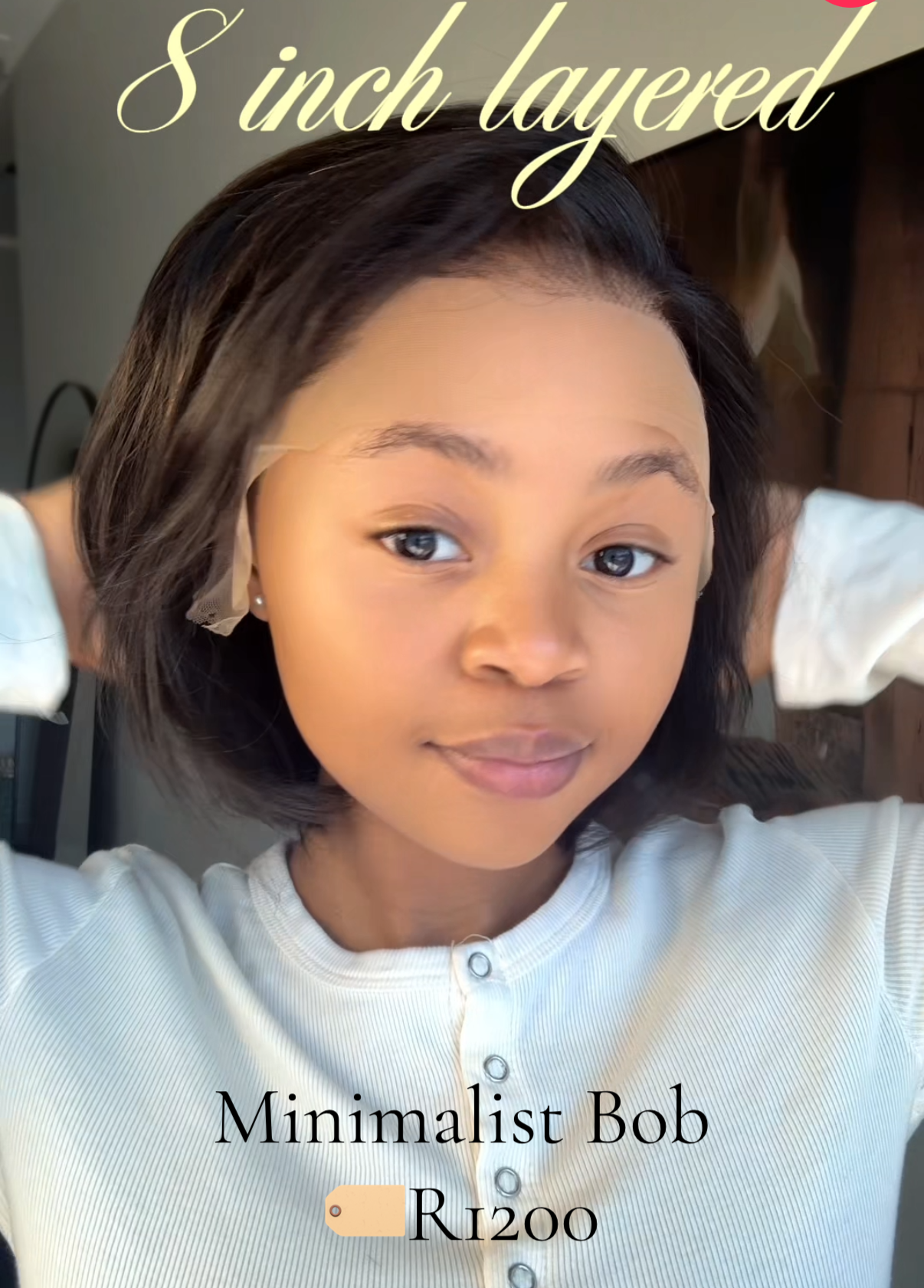 8 inch layered bob