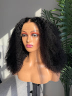 Afro curly Lagos hairline wig