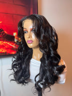Layered HD lace glueless