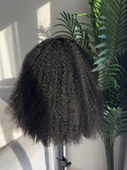 Afro curly Lagos hairline wig