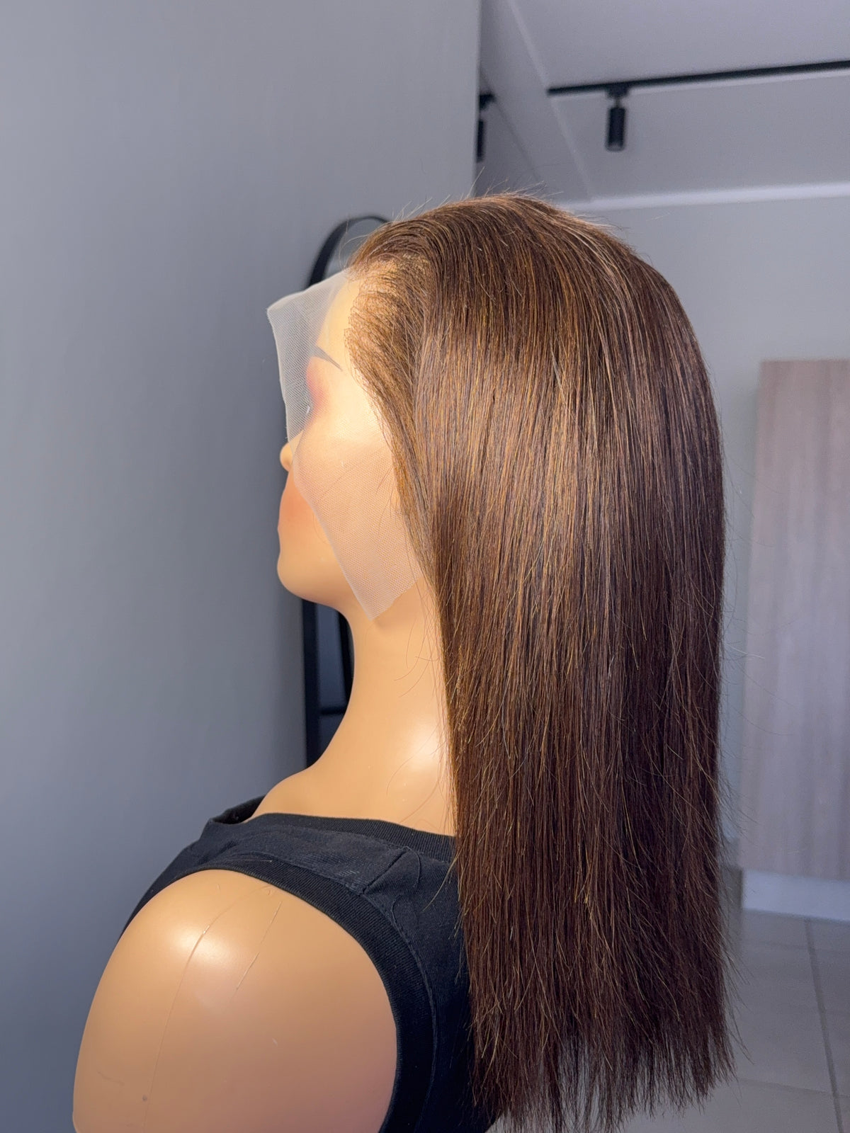 Chocolate brown Double drawn
