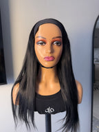 Blended headband wig