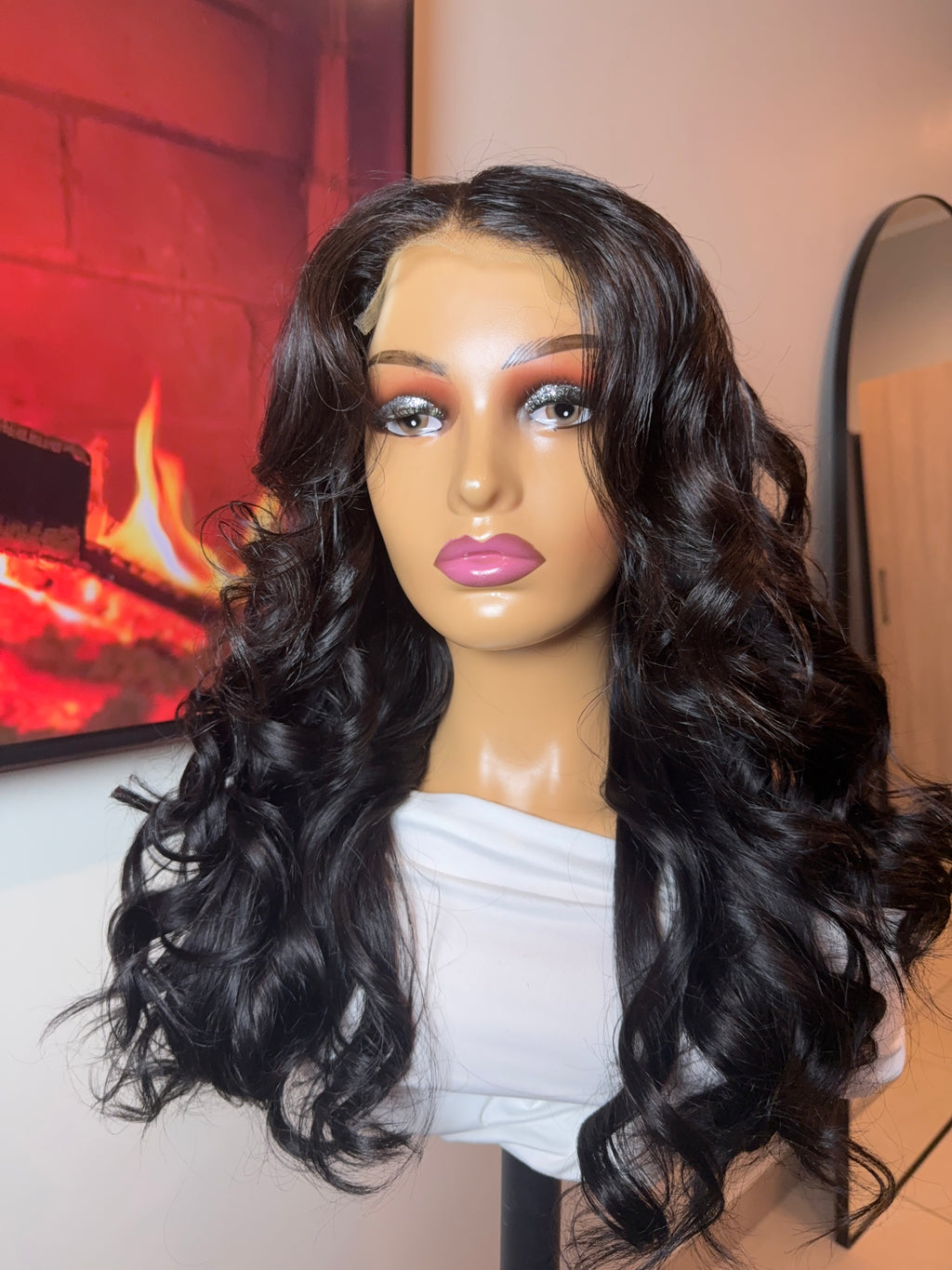 Layered HD lace glueless