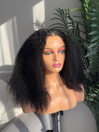 Afro curly Lagos hairline wig