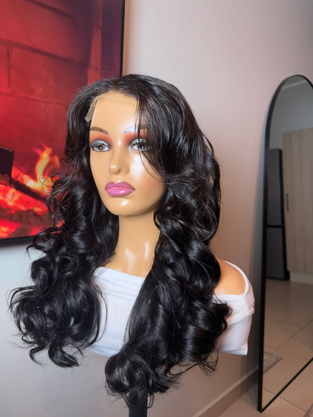 Layered HD lace glueless