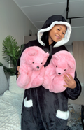 Teddy bear slippers