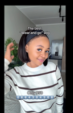 Black Headband wig bob