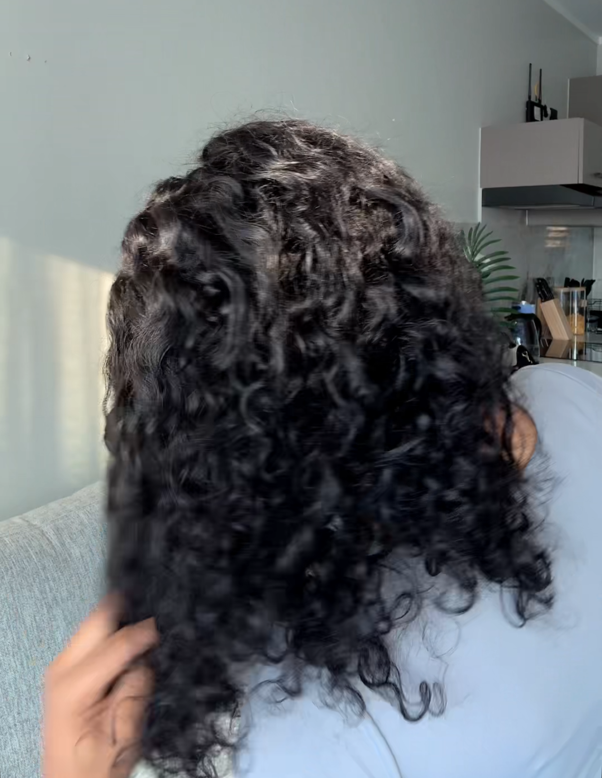 Headband Water wave wig