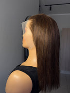 Chocolate brown Double drawn