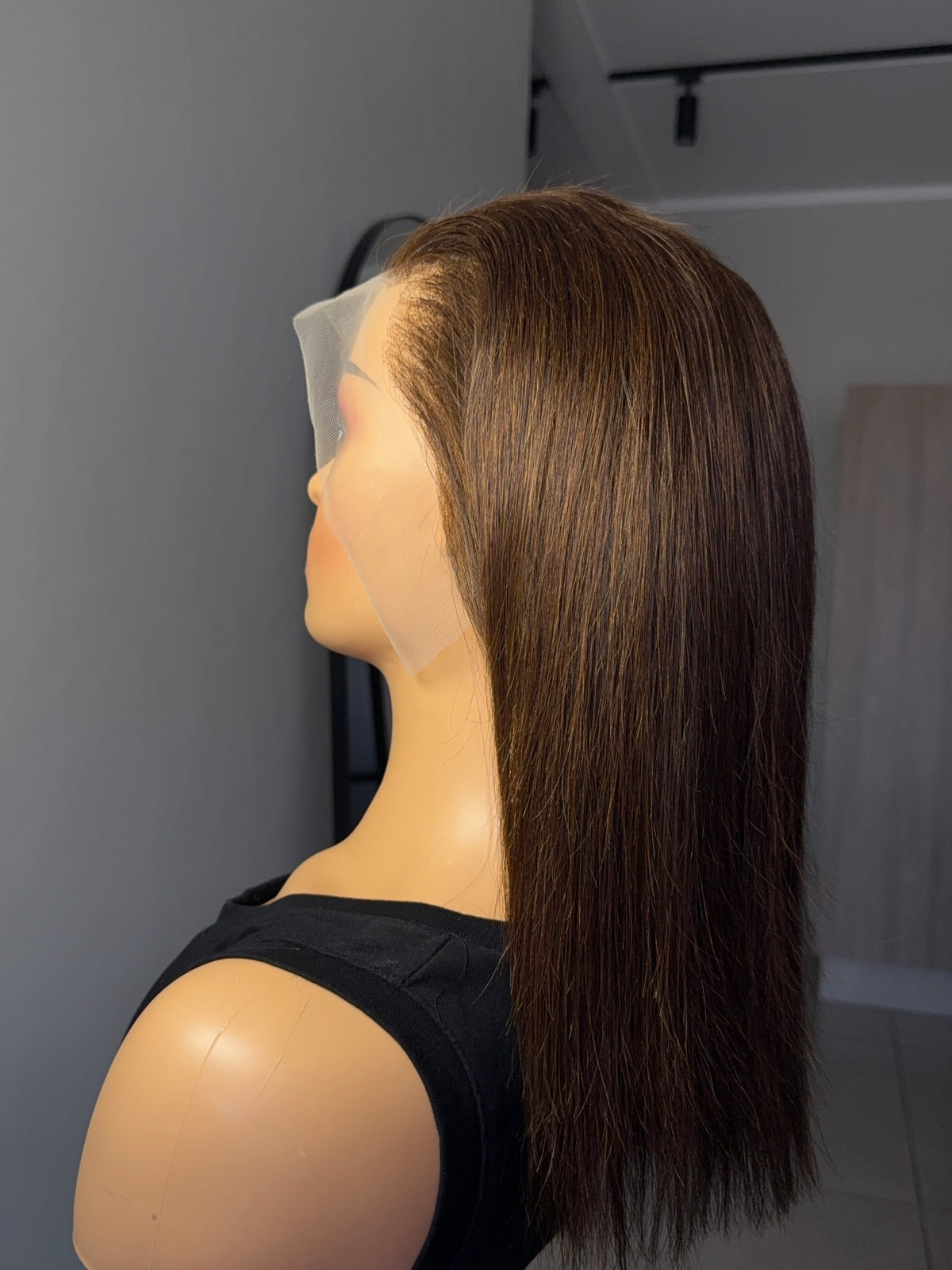 Chocolate brown Double drawn