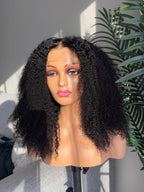 Afro curly Lagos hairline wig