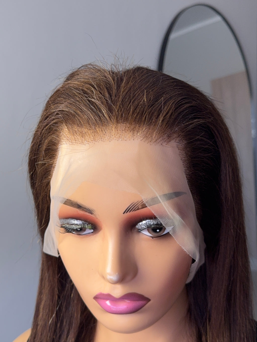 Chocolate brown Double drawn