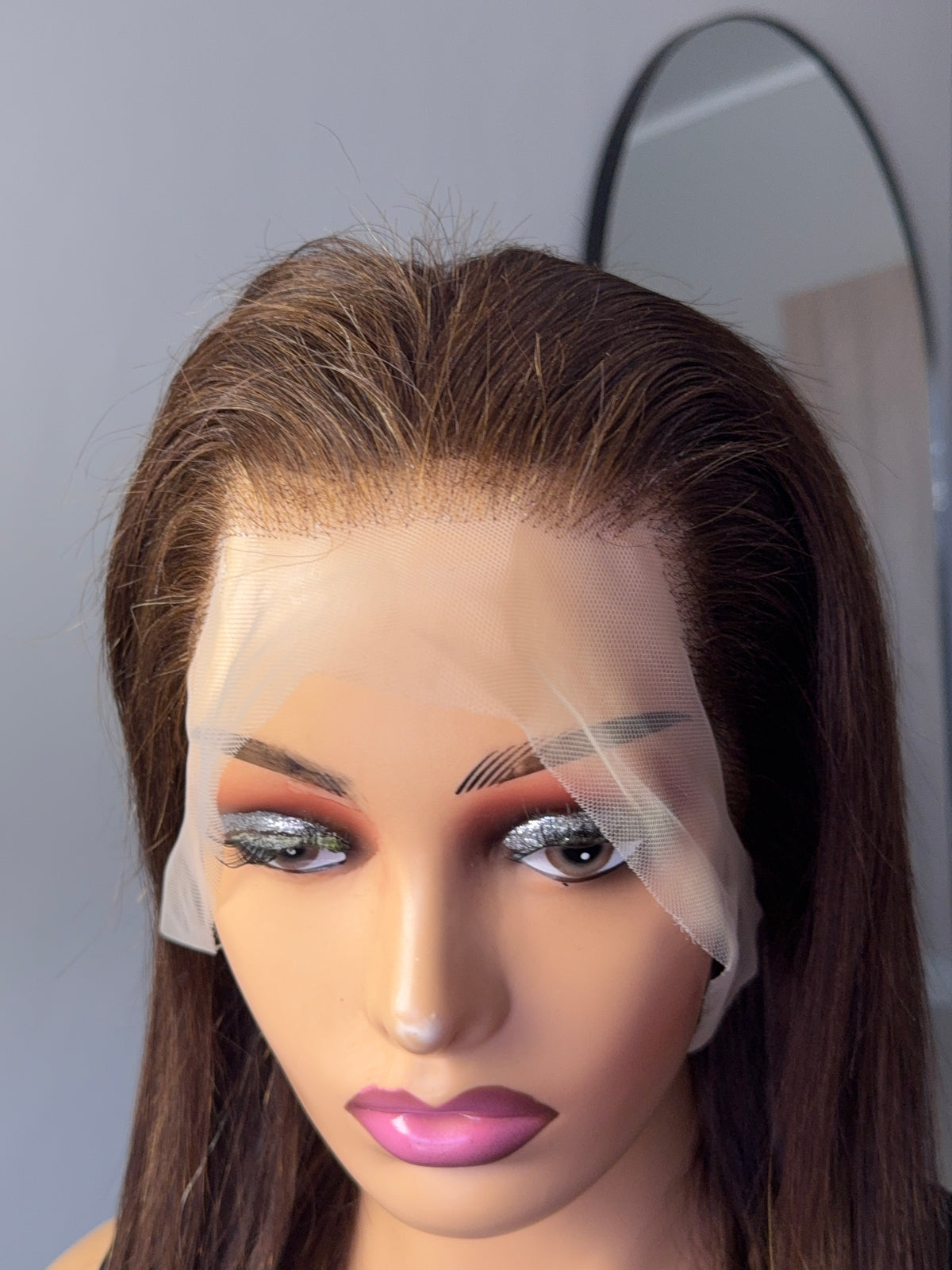 Chocolate brown Double drawn
